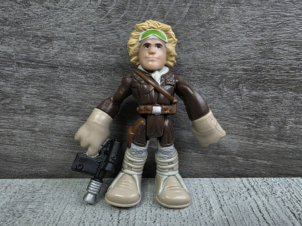 Playskool Star Wars Galactic Heroes Brown Hoth Han Solo Figure Cake Topper g19a